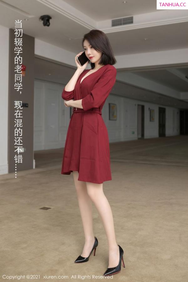 安然Maleah  红衣女神安然Maleah 人妻气息浑然天成第7张图片